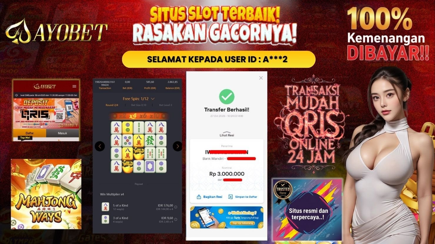 AYOBET JACKPOT SLOT MAHJONG WAYS